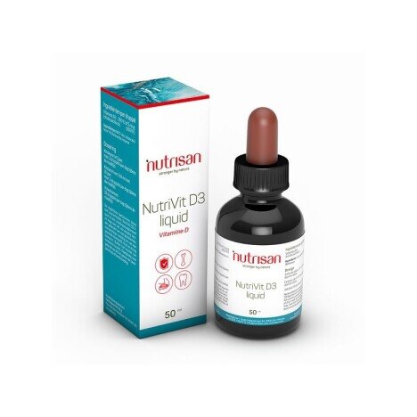 Nutrisan NutriVit D3 (Vitamina D3 picaturi lichida) 50 ml